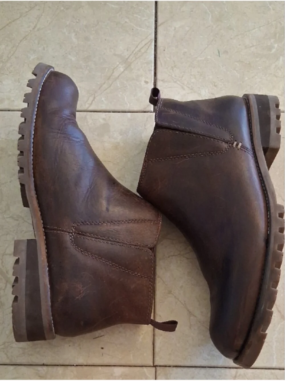 Kodiak Brown Leather Chukka Boots 41